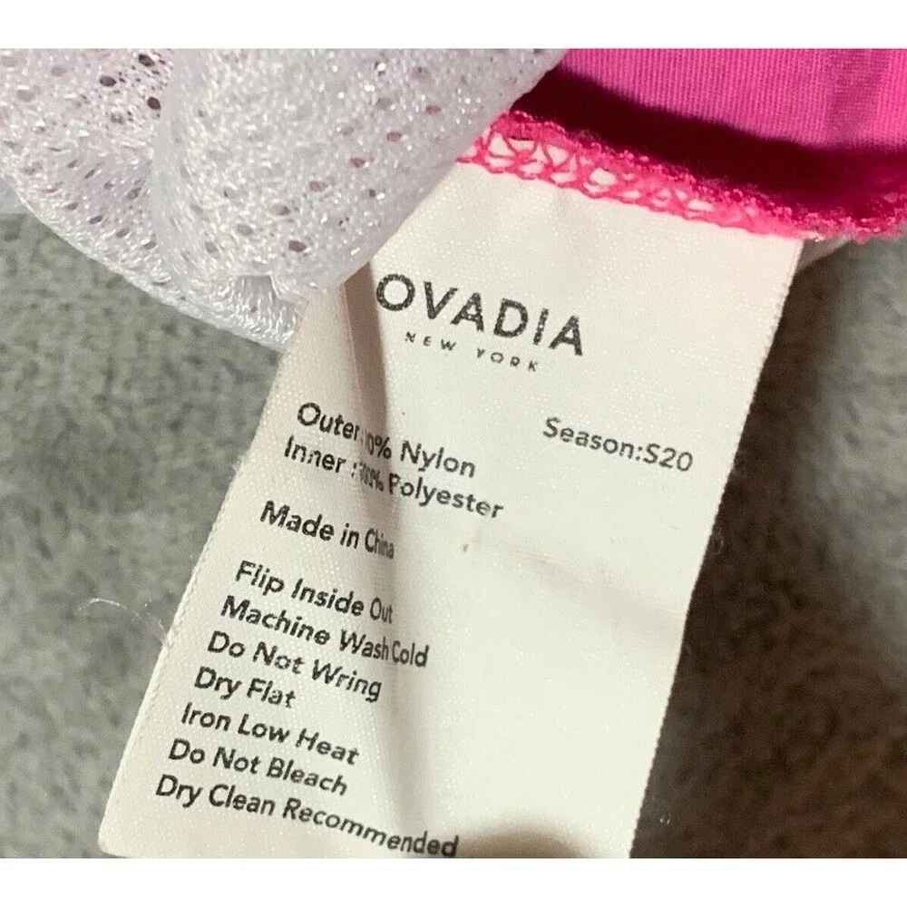 Ovadia & Sons Swim Trunks Men 2XL Hot Pink Mesh Lined Pockets Shorts Beach Pool